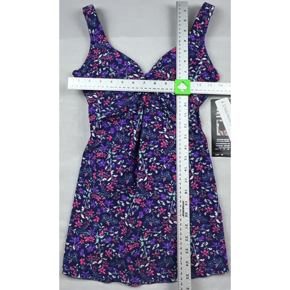 Shore Shapes Swimwear Dress Built in Bra Size 8 NWT $95 - Picture 5 of 8